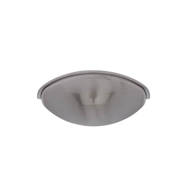 JVJ Hardware - Vintage Collection Satin Nickel Finish 2-1/2'' c/c Smooth Cup Pull, Composition Zamac - Satin Nickel
