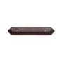 JVJ Hardware - Classic Collection Old World Bronze Finish 3'' c/c Rope Back Plate, Composition Solid Brass - Old World Bronze