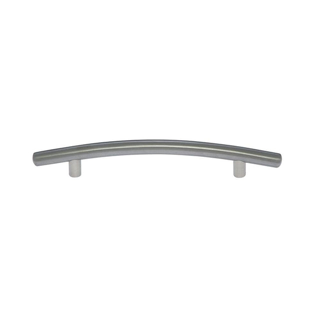 JVJ Hardware - Aster Collection Satin Nickel Finish 128 mm c/c Round Bowed Contemporary Pull, Composition Steel - Satin Nickel