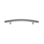 JVJ Hardware - Aster Collection Satin Nickel Finish 128 mm c/c Round Bowed Contemporary Pull, Composition Steel - Satin Nickel