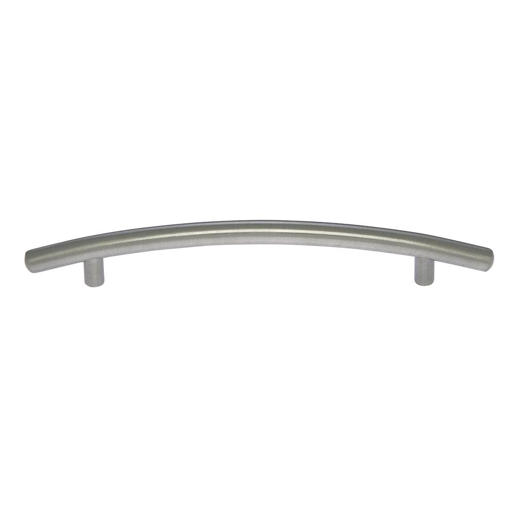 JVJ Hardware - Aster Collection Satin Nickel Finish 160 mm c/c Round Bowed Contemporary Pull, Composition Steel - Satin Nickel