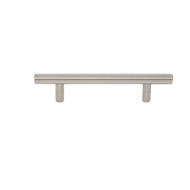JVJ Hardware - Palermo Collection Satin Nickel Finish 96 mm c/c (6'' OA) Bar Pull, Composition Steel (12 mm Diameter) - Satin Nickel