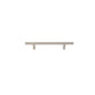 JVJ Hardware - Palermo Collection Satin Nickel Finish 5'' c/c (8'' OA) Bar Pull, Composition Steel (12 mm Diameter) - Satin Nickel