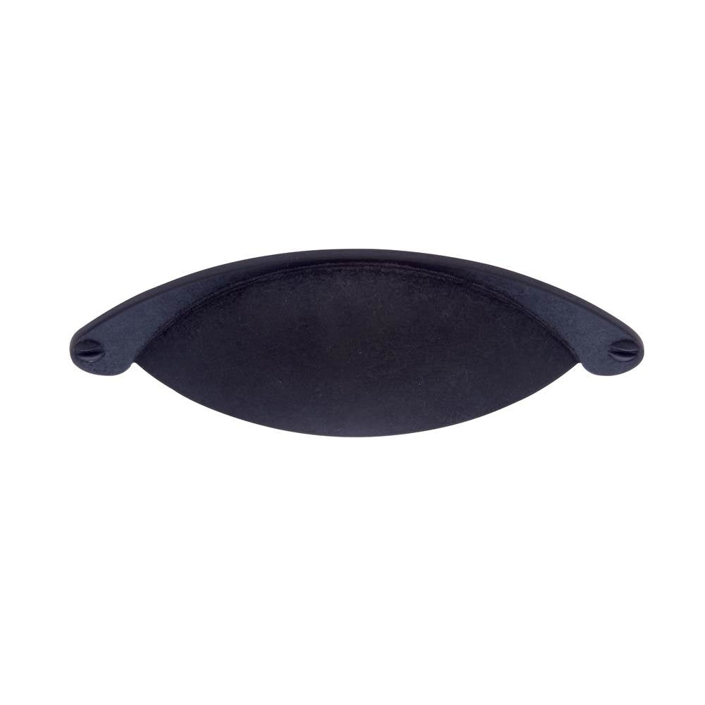 JVJ Hardware - Vintage Collection Oil Rubbed Bronze Finish Zinc 3'' c/c Cup Pull w/Screws, Composition Zamac - Oil Rubbed Bronze