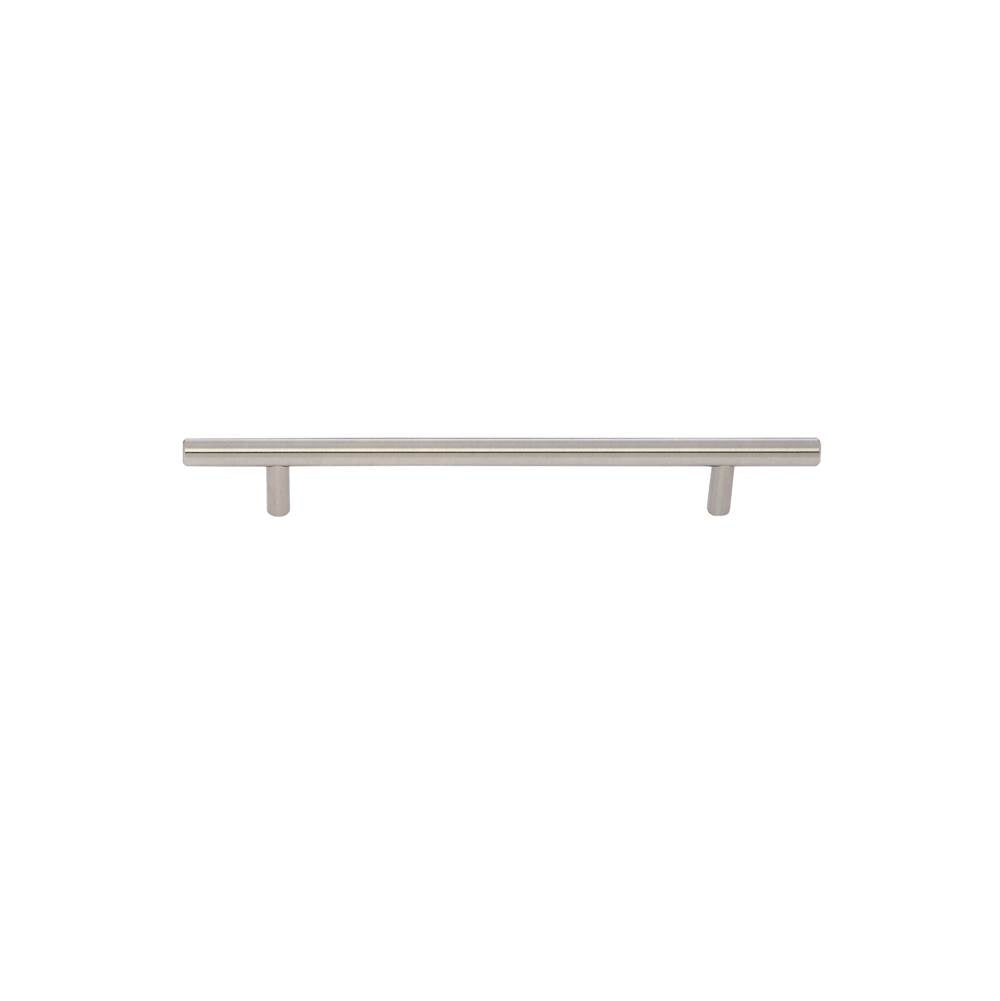 JVJ Hardware - Palermo Collection Satin Nickel Finish 7'' c/c (10'' OA) Bar Pull, Composition Steel (12 mm Diameter) - Satin Nickel