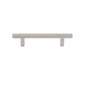 JVJ Hardware - Palermo Collection Stainless Steel Finish 96 mm c/c (144mm OA) Bar Pull, Composition Steel - Stainless Steel