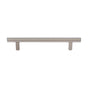 JVJ Hardware - Palermo Collection Stainless Steel Finish 128 mm c/c (178mm OA) Bar Pull, Composition Steel - Stainless Steel