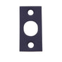 JVJ Hardware - Oil Rubbed Bronze Finish Strike w/Screws For 7'' Flush Bolt, Composition Solid Brass - Oil Rubbed Bronze