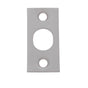 JVJ Hardware - Satin Nickel Finish Strike w/Screws For 7'' Flush Bolt, Composition Solid Brass - Satin Nickel