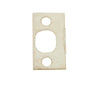 JVJ Hardware - Polished Brass Finish 5/8'' X 1-1/4'' Strike Plate, Composition Steel - Polished Brass