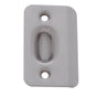 JVJ Hardware - Satin Nickel Finish 1-3/16'' X 2-1/4'' Strike Plate w/Screws (Poly-Bagged), Composition Steel - Satin Nickel