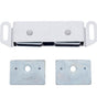 JVJ Hardware - Nickel Finish Dual Heavy Duty Magnetic Catch, Composition Alum/Steel - Aged Nickel