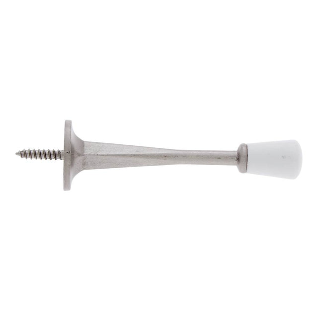 JVJ Hardware - Satin Nickel Finish Cast Door Stop, Composition Zamac - Satin Nickel