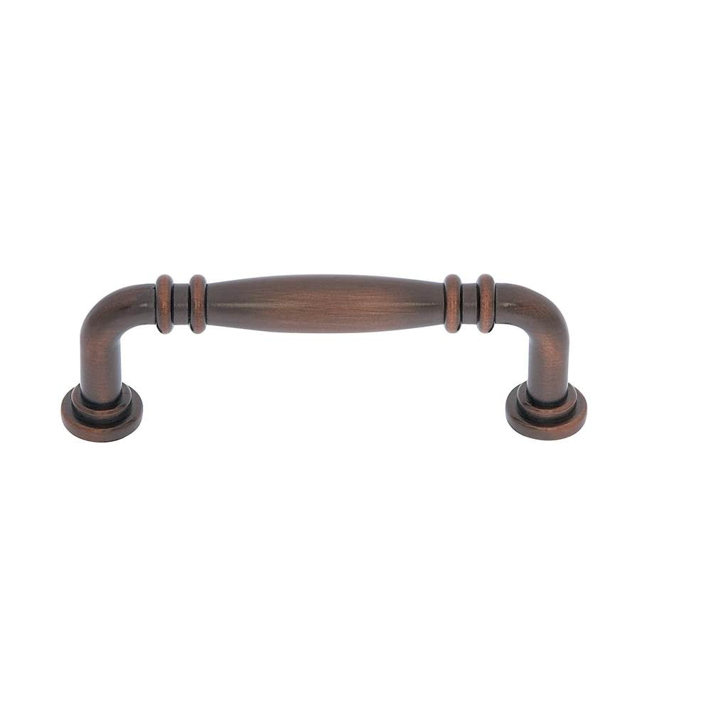 JVJ Hardware - Imperial Collection Old World Bronze Finish 96 mm c/c Knuckle Pull, Composition Zamac - Old World Bronze