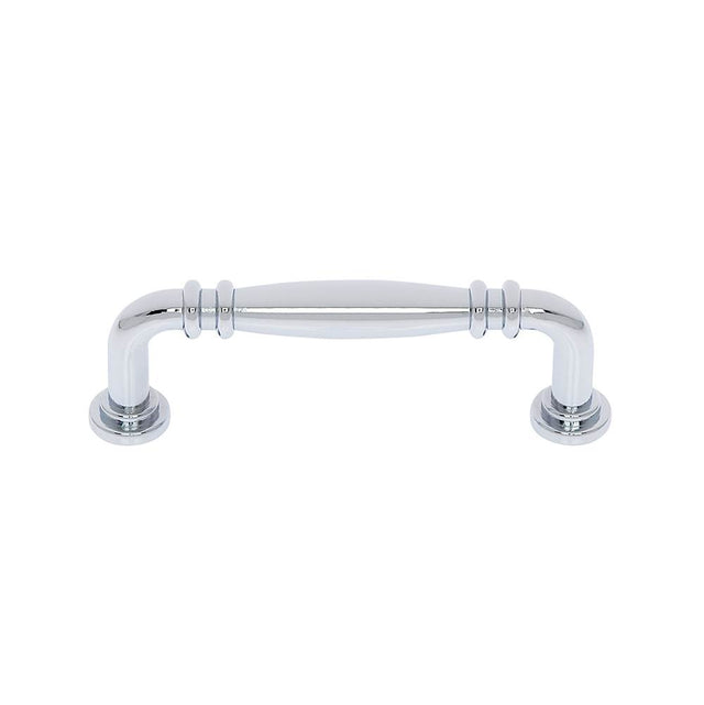 JVJ Hardware - Imperial Collection Polished Chrome Finish 96 mm c/c Knuckle Pull, Composition Zamac - Polished Chrome