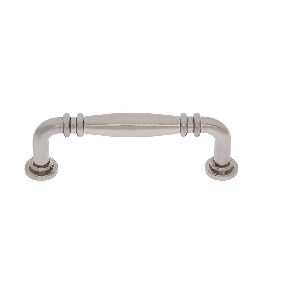 JVJ Hardware - Imperial Collection Satin Nickel Finish 96 mm c/c Knuckle Pull, Composition Zamac - Satin Nickel