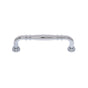 JVJ Hardware - Imperial Collection Polished Chrome Finish  6'' c/c Refrigerator Knuckle Pull, Composition Zamac - Polished Chrome