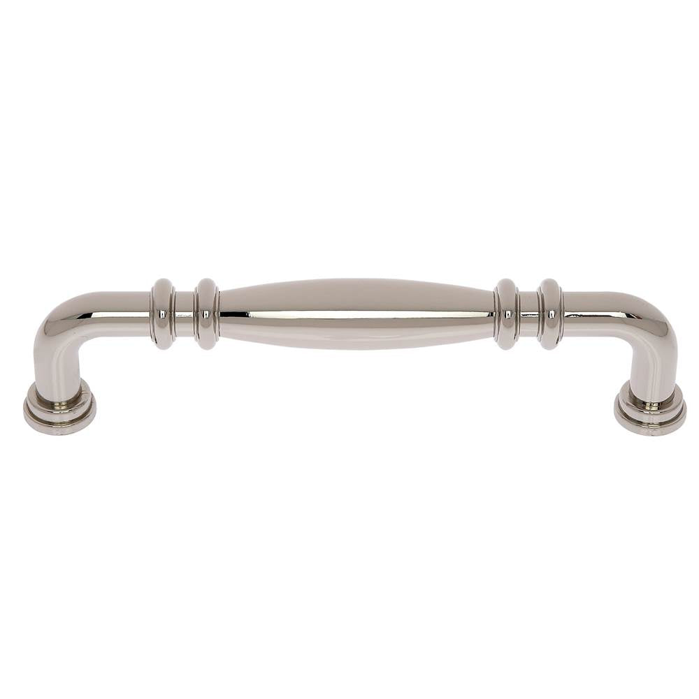 JVJ Hardware - Imperial Collection Polished Nickel Finish  8'' c/c Refrigerator Knuckle Pull, Composition Zamac - Polished Nickel
