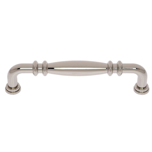 JVJ Hardware - Imperial Collection Polished Nickel Finish  8'' c/c Refrigerator Knuckle Pull, Composition Zamac - Polished Nickel