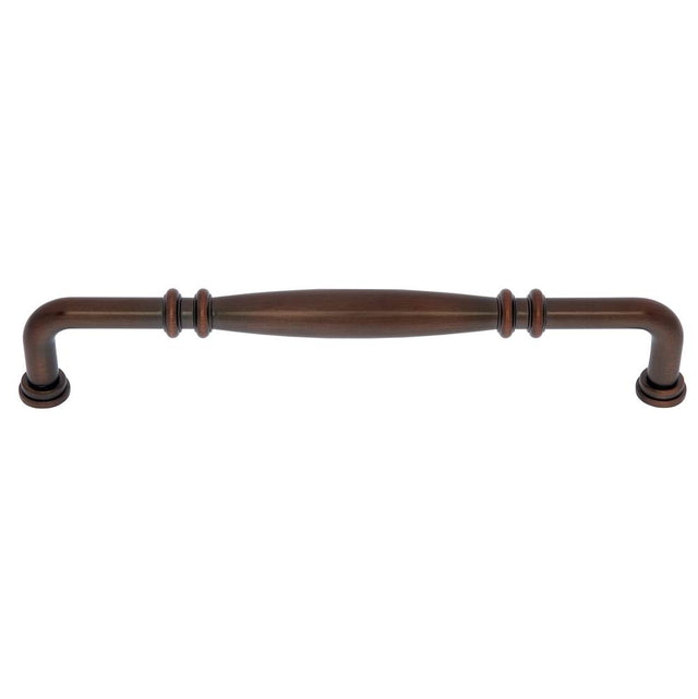JVJ Hardware - Imperial Collection Old World Bronze Finish  12'' c/c Refrigerator Knuckle Pull, Composition Zamac - Old World Bronze