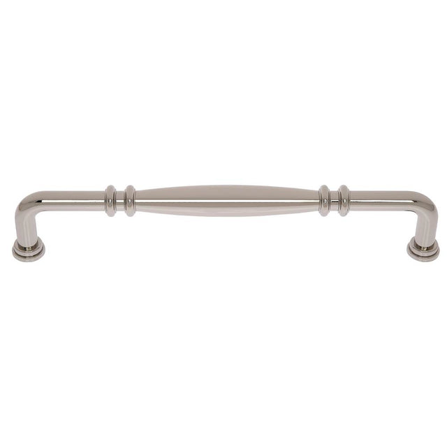 JVJ Hardware - Imperial Collection Polished Nickel Finish  12'' c/c Refrigerator Knuckle Pull, Composition Zamac - Polished Nickel