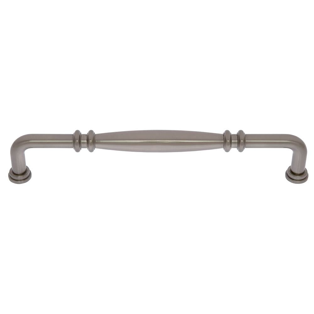 JVJ Hardware - Imperial Collection Satin Nickel Finish 12'' c/c Refrigerator Knuckle Pull, Composition Zamac - Satin Nickel