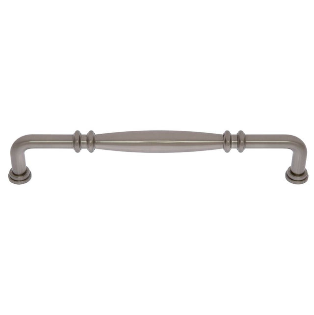 JVJ Hardware - Imperial Collection Satin Nickel Finish 12'' c/c Refrigerator Knuckle Pull, Composition Zamac - Satin Nickel