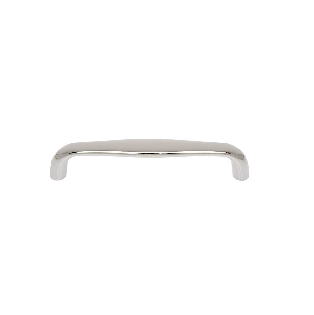 JVJ Hardware - Princeton Collection Polished Nickel Finish  8'' c/c Refrigerator Smooth Pull, Composition Zamac - Polished Nickel
