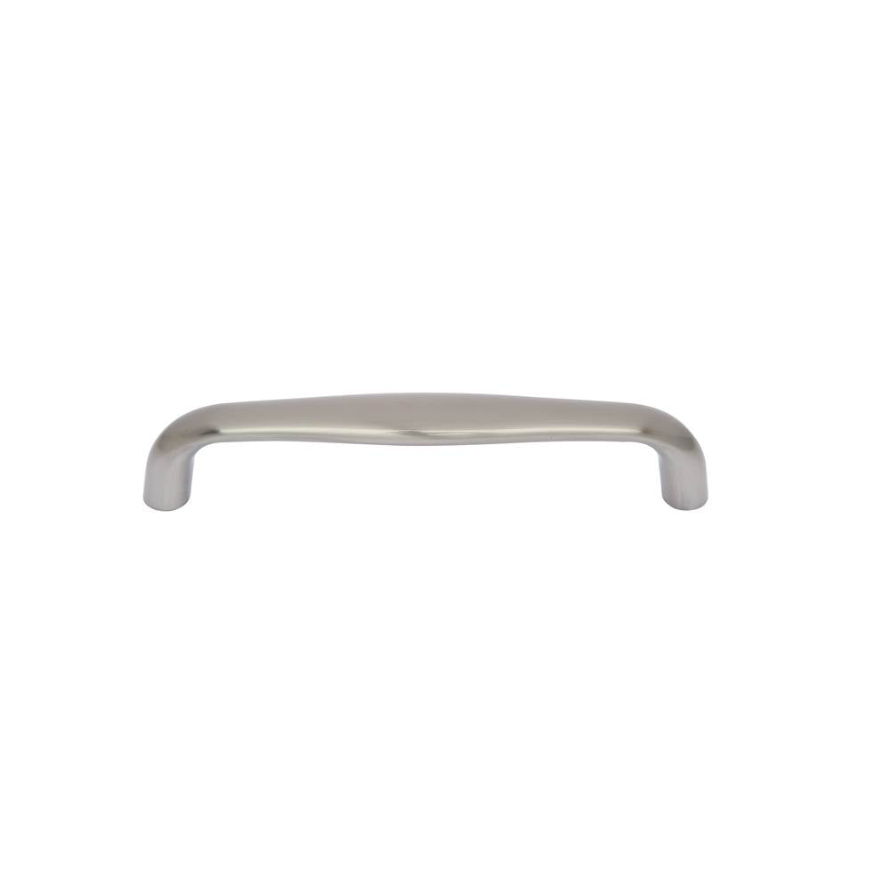 JVJ Hardware - Princeton Collection Satin Nickel Finish 8'' c/c Refrigerator Smooth Pull, Composition Zamac - Satin Chrome