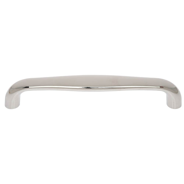 JVJ Hardware - Princeton Collection Polished Nickel Finish  12'' c/c Refrigerator Smooth Pull, Composition Zamac - Polished Nickel