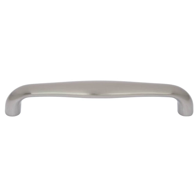 JVJ Hardware - Princeton Collection Satin Nickel Finish 12'' c/c Refrigerator Smooth Pull, Composition Zamac - Satin Nickel