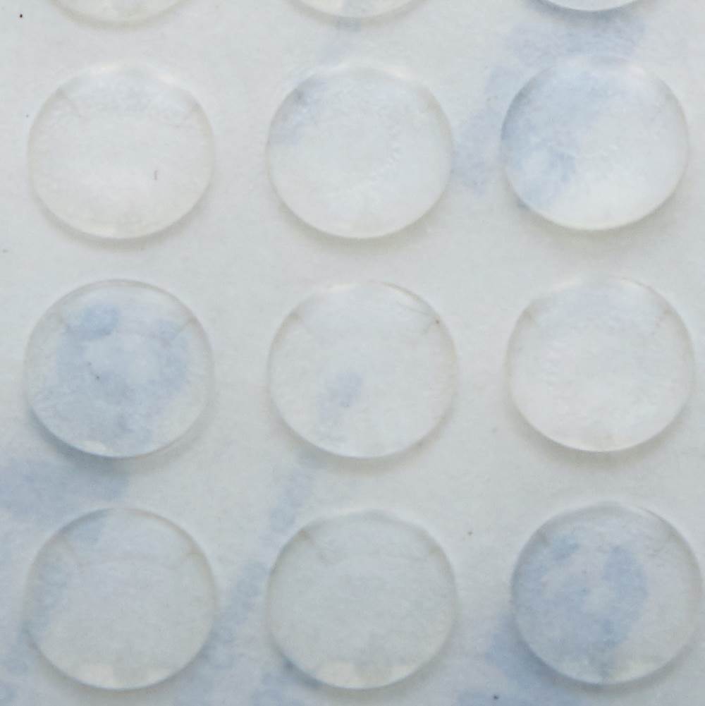 JVJ Hardware - Clear Adhesive Cabinet Bumper Pad (Bulk), Composition Silicon - Clear