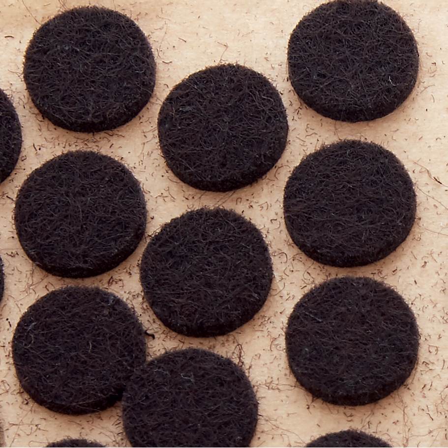 JVJ Hardware - Felt Stop Pad (Bulk), Composition Felt - Brown