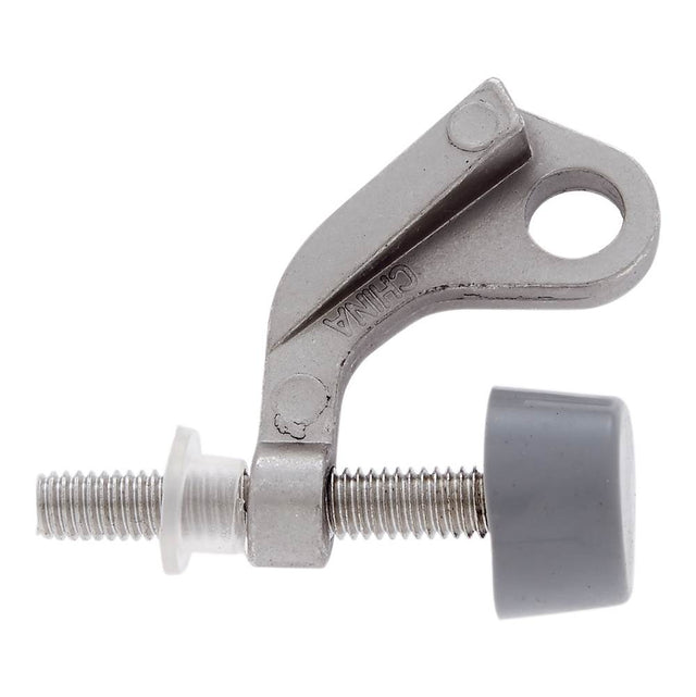 JVJ Hardware - Satin Nickel Finish DoorSaver (Poly-Bagged), Composition Zamac - Satin Nickel