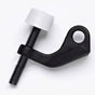 JVJ Hardware - Black Finish DoorSaver (Poly-Bagged), Composition Zamac - Black
