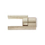JVJ Hardware - Polished Brass Finish DoorSaver III (Poly- Bagged), Composition Zamac - Polished Brass