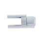 JVJ Hardware - White Finish DoorSaver III (Poly- Bagged), Compsotion Zamac - White