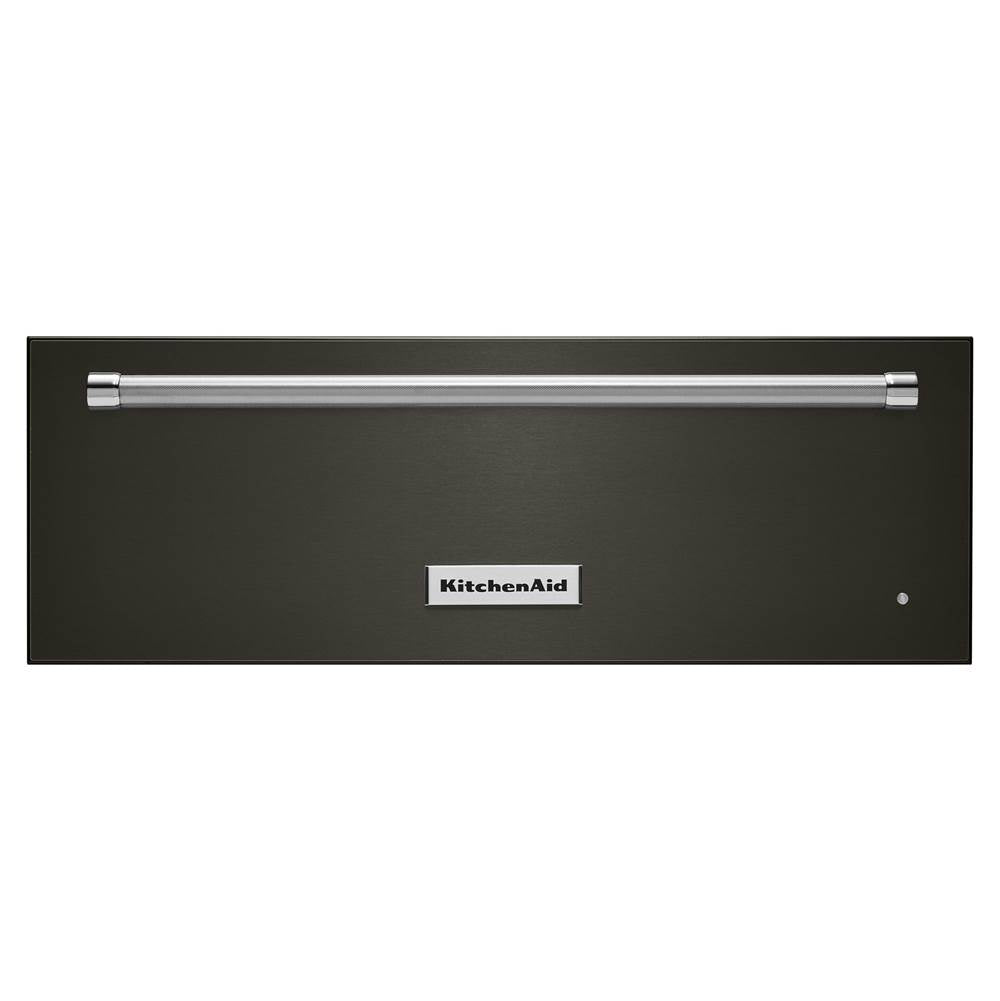 Kitchen Aid - 30'' Black Stainless Warming Drawer - Black Stainless