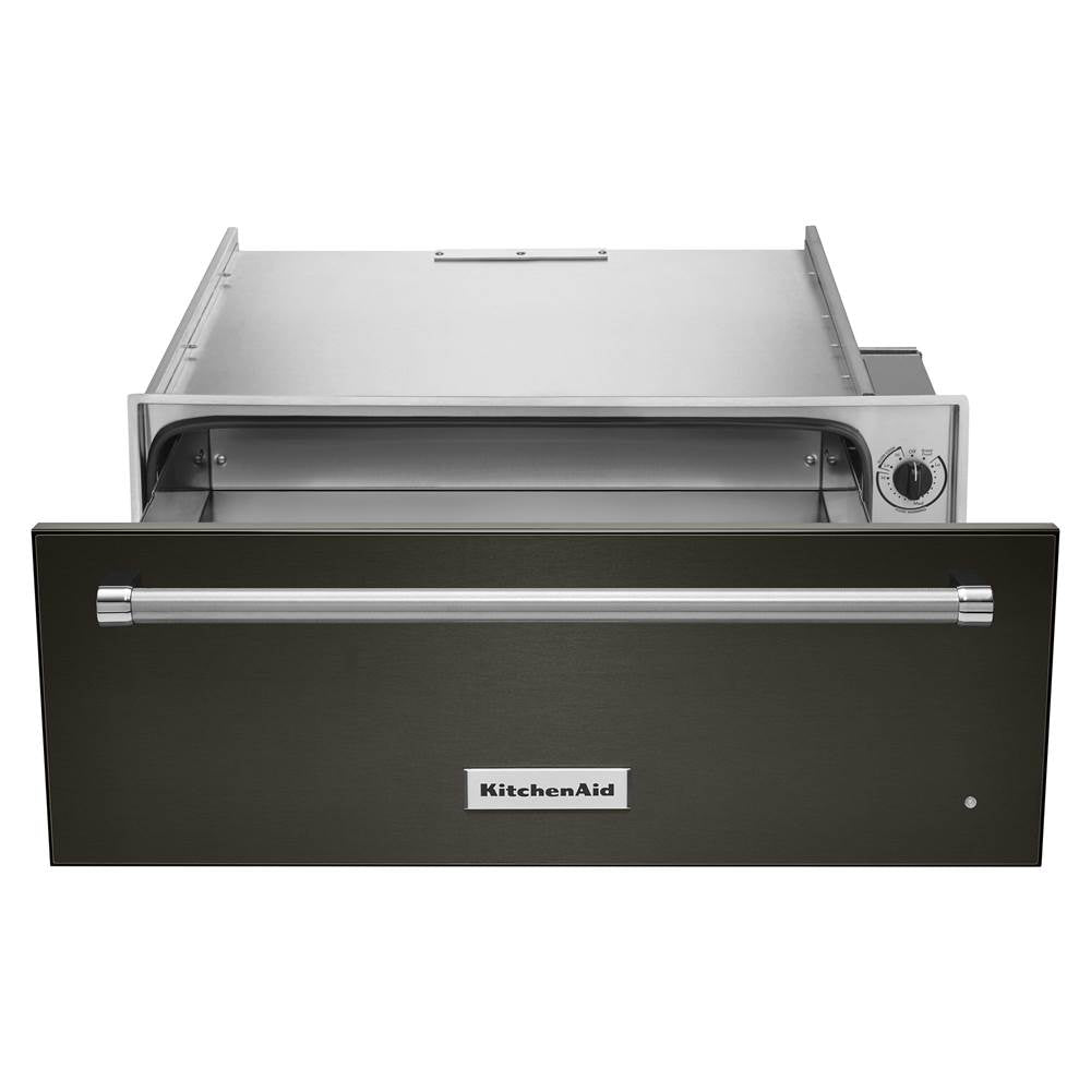30'' Black Stainless Warming Drawer
