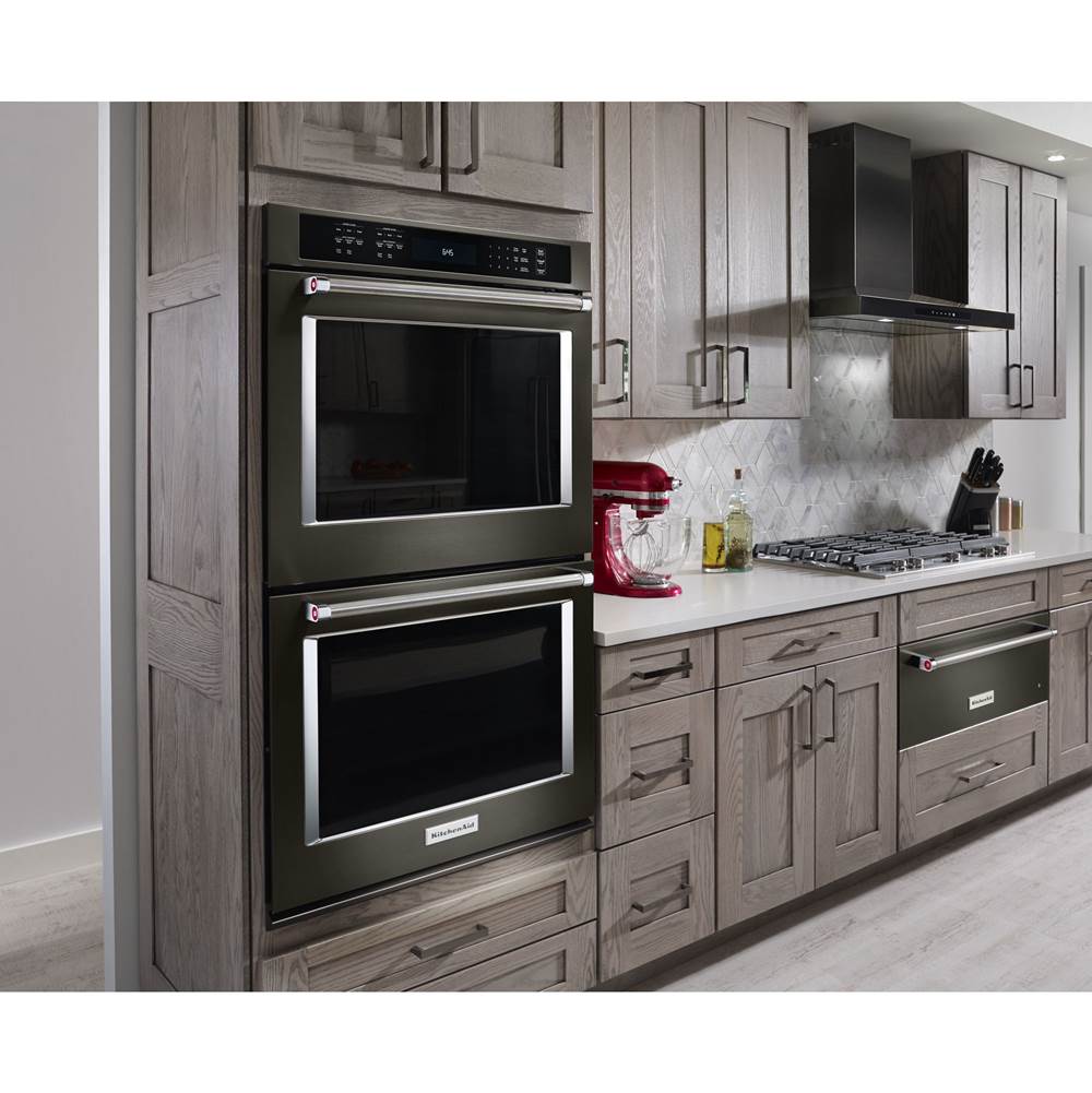 30'' Black Stainless Warming Drawer
