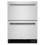 Kitchen Aid - 24 Kad Refrigerator Freezer Drawers