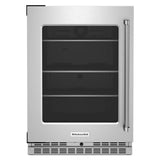 Kitchen Aid - 24 Kad Step Left Swing Refrigerator - Stainless Steel
