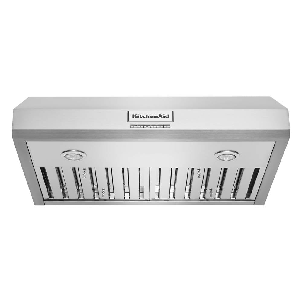 Kitchen Aid - 30'' Under Cabinet 600 Cfm Commercial Style Hood - Stainless Steel