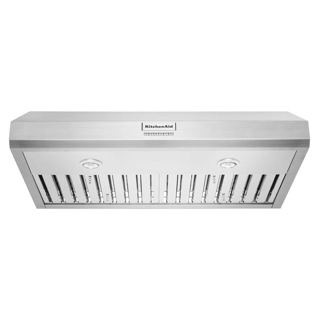 Kitchen Aid - 36'' Under Cabinet 600 Cfm Commercial Style Hood - Stainless Steel