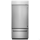 Kitchen Aid - 20 cu.ft. Built-In Bottom-Freezer Refrigerator - Stainless Steel