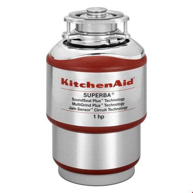 Kitchen Aid - 1 HP In-Sink Disposer - Red