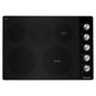Kitchen Aid - 30'' Ceramic Glass, 5 Elements, 12/9'' Dual, 10/6'' Dual, 8'', 2-6'', Die Cast Metal Knob Controls - Stainless Steel