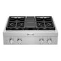 Kitchen Aid - 30'' Commeraical Rangetop, Gas, 4 Burner, Ss - Stainless Steel