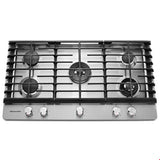 Kitchen Aid - 36 in. Built-In Gas Cooktop - Stainless Steel