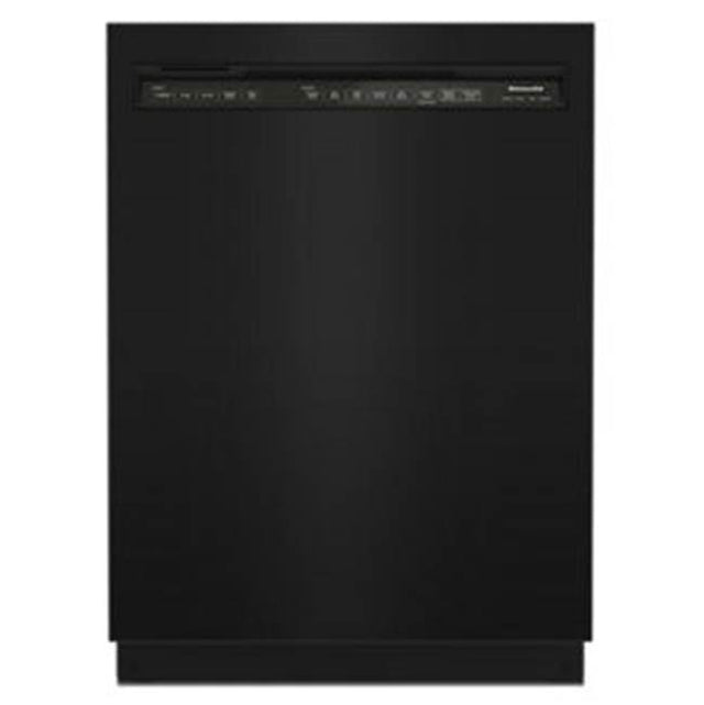 Kitchen Aid - 3 Rack Utensil, Satin-Glide, Front Control - Black